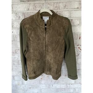 Pendleton Women's Suede Full Zip Jacket Size Large